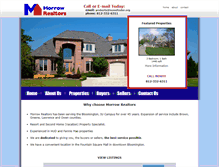 Tablet Screenshot of morrowrealtors.com